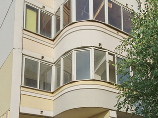 Балконный парапет в доме П-3М